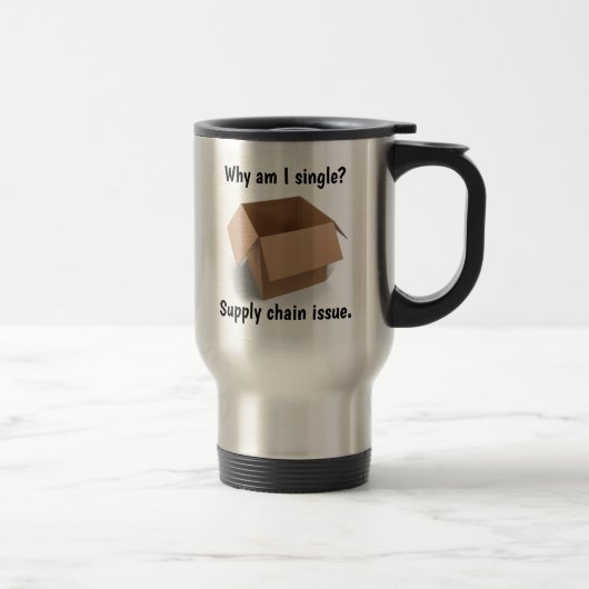 Tasse der Lieferkette des Single (mit links Hand) (Rechts)
