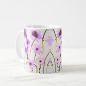 Tasse der lila Blume (Vorderseite Links)