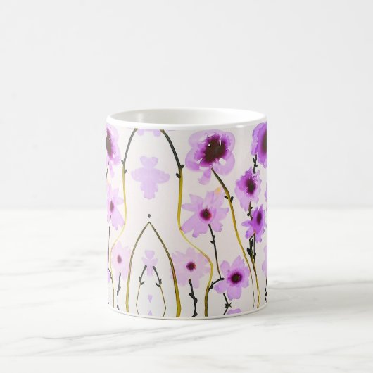 Tasse der lila Blume (Mittel)
