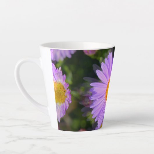 Tasse der lila Blume (Links)