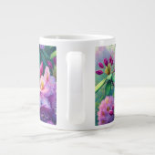 Tasse der lila Blume (Rückseite)