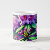 Tasse der lila Blume (Vorderseite)
