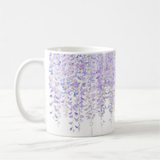 Tasse der lila Wisteria Blume