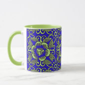 Tasse der Limonen Blume Medallion (Links)