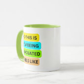 Tasse der Limonen Farbkombination SO_THIS_IS_HOW_B (Vorderseite Links)