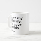 Tasse der lustigen Mütter (Vorderseite Links)