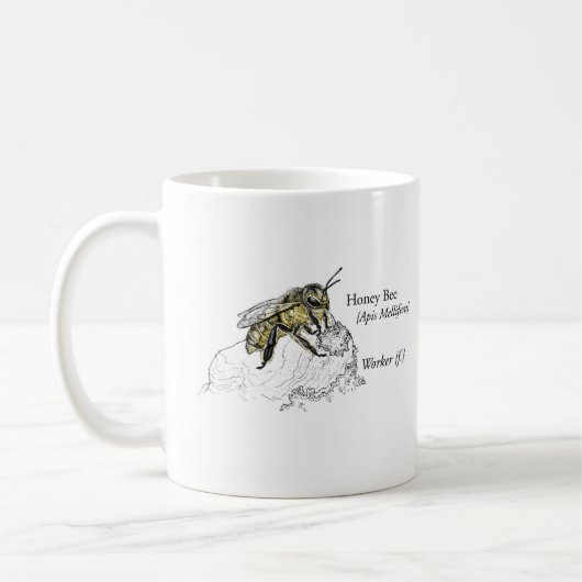 Tasse der MABA Honig-Bienen-Arbeitskraft-(2) (Links)