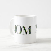 Tasse der Mama, Geschenk mit wilden Blume (Vorderseite Links)