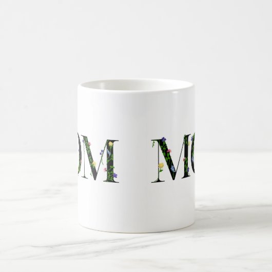 Tasse der Mama, Geschenk mit wilden Blume (Mittel)