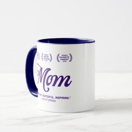 Tasse der Mama (Handle und Felge in 10 Farben) (Vorderseite Links)