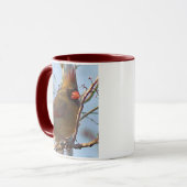 Tasse der Mama im nördlichen Kardinal (Vorderseite Links)