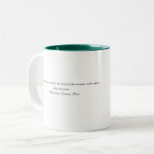 Tasse "der Männer Sinnes" (Vorderseite Links)