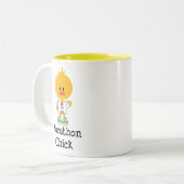 Tasse der Marathon-Küken-FriedensLiebe-26,2 (Vorderseite Links)