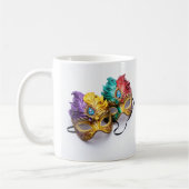 Tasse der Mardi Gras-Maske (Links)