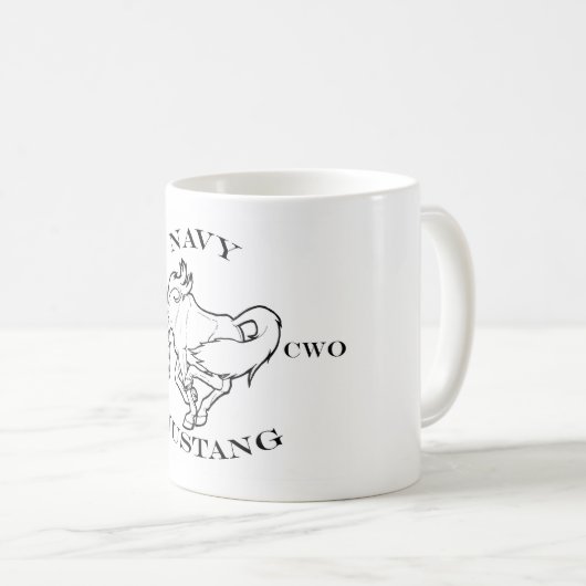 Tasse der Marine-LDO-CWO (VorderseiteRechts)