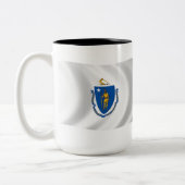 Tasse der Massachusetts-Flagge (Links)