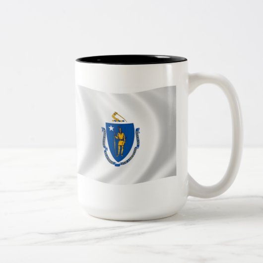 Tasse der Massachusetts-Flagge (Rechts)