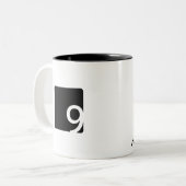 Tasse der Medium-9miles, 9 nur (Vorderseite Links)