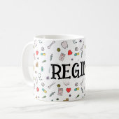 Tasse der medizinischen Print-Keramik (Vorderseite Links)