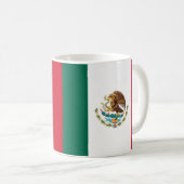 Tasse der mexikanischen Flagge (VorderseiteRechts)