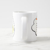 Tasse der Mikrowellen-Eier (Eiermuffin, Mahlzeit,  (Rückseite)