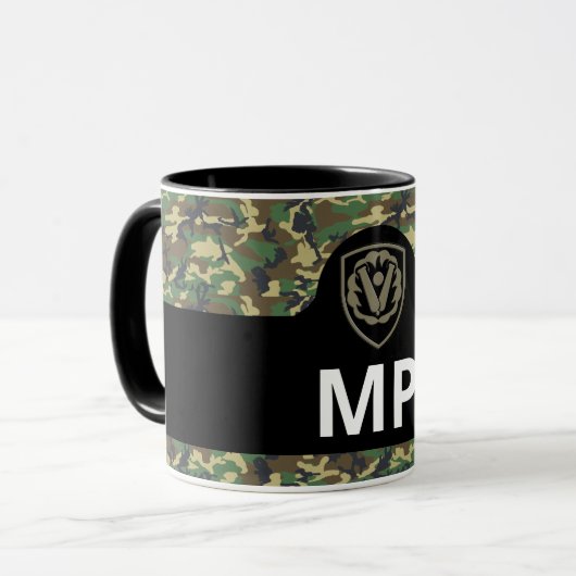 Tasse der Militärpolizei (Vorderseite Links)