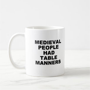 Tasse der mittelalterlichen Tafelmänner
