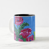 Tasse der Mohnblumen-II (Vorderseite Links)
