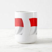 Tasse der Monaco-Flagge (Mittel)