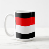 Tasse der Monaco-Flagge (Links)