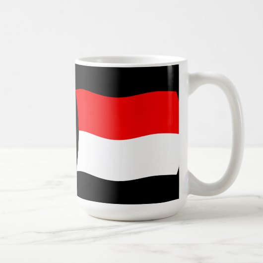 Tasse der Monaco-Flagge (Rechts)