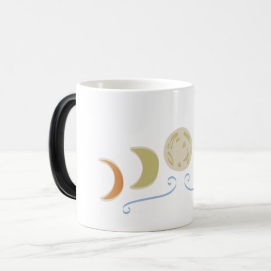 Tasse der Mondphase (Vorderseite Links)