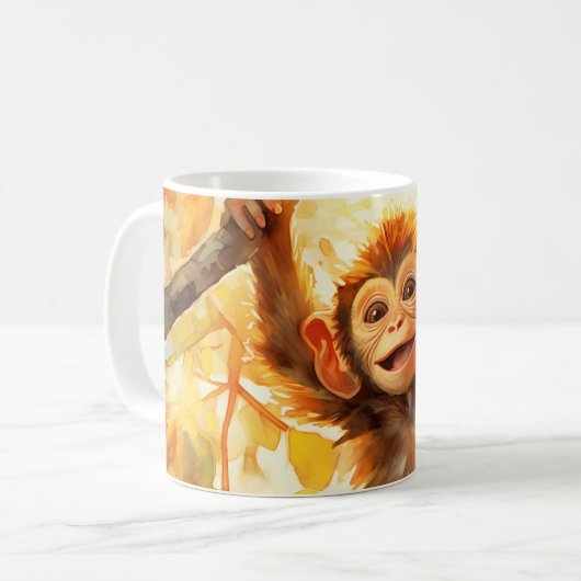 Tasse der monkey Business Keramik (Vorderseite Links)