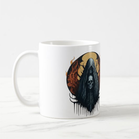 Tasse der monströsen Ghost-Metallband (Links)
