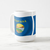 Tasse der Montana-Flagge (Vorderseite Links)