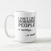 Tasse der Morning People (Links)
