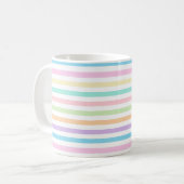 Tasse der Muster für hübsche Pastellfarben (Vorderseite Links)
