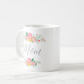 Tasse der Mutter des Blumenstrauß-| Tages (Vorderseite Links)