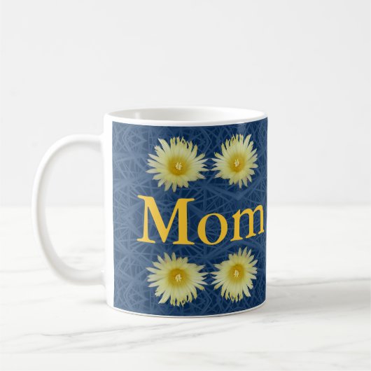 Tasse der Mutter Tagesmit Fass-KaktusMandala (Links)
