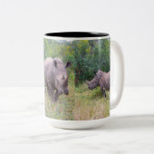 Tasse der Muttermilch und der gebleiblichen Rhino (VorderseiteRechts)