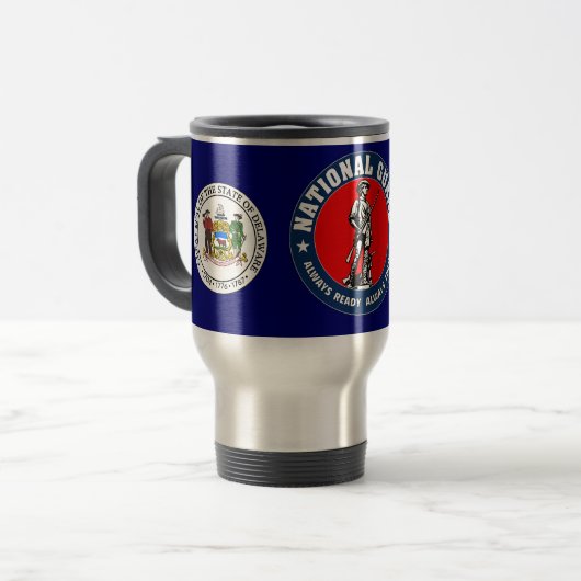 Tasse der Nationalgarde Delaware (Vorderseite Links)