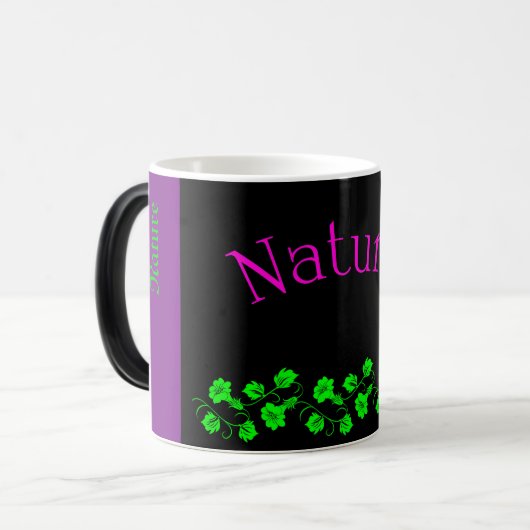 Tasse der Natur-Liebe Blume (Vorderseite Links)