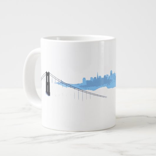 Tasse der Nebel-Stadt-(San Francisco) (Vorderseite Links)