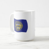 Tasse der Nebraska-Flagge (Vorderseite Links)
