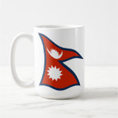 Tasse der nepalesischen Flagge (Links)