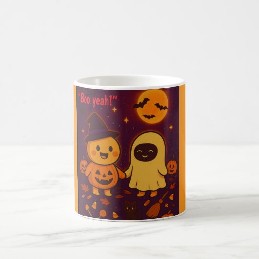 Tasse der niedlichen Halloween-Zeichentrickfiguren (Mittel)