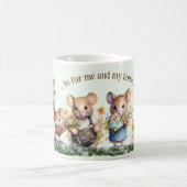 Tasse der niedlichen Mouse-Familienbibliotheken (Mittel)