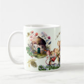 Tasse der niedlichen Mouse-Familienbibliotheken (Links)