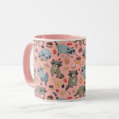 Tasse der niedlichen Racons (Vorderseite Links)