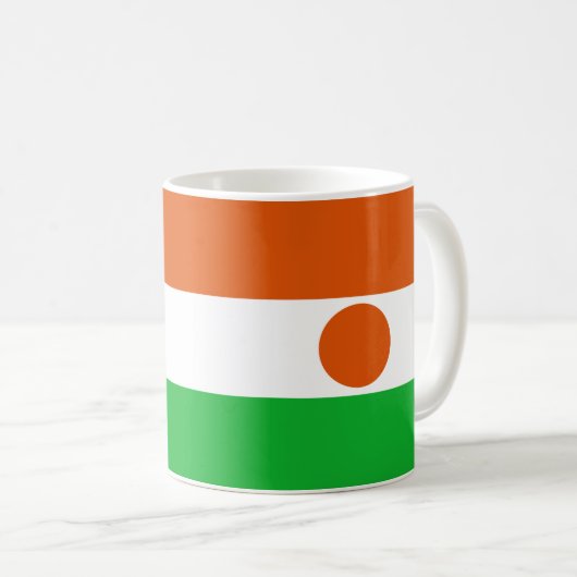 Tasse der Nigerflagge (VorderseiteRechts)